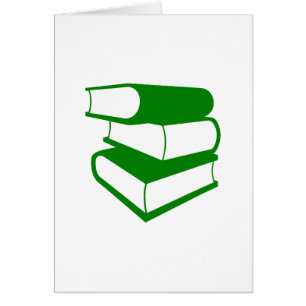 Stapel groene boeken