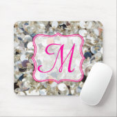 Stapel Initiaal Muismat Glitter Monogram (Met muis)