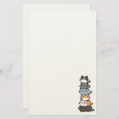 stapel katten briefpapier (Voorkant / Achterkant)