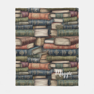 Stapel Oude Boeken Fleece Deken