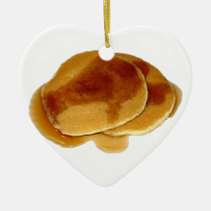 Stapel pannenkoeken keramisch ornament