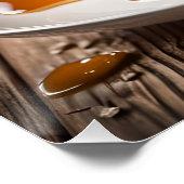 Stapel pannenkoeken perfect poster (Hoek)