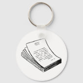 Stapel papier sleutelhanger (Voorkant)