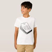 Stapel papier t-shirt (Voorkant volledig)