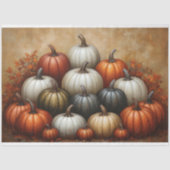 Stapel pompoenen Decoupage Tissuepapier (Voorkant)