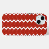 Stapel rode vierkanten Case-Mate iPhone case (Achterkant (horizontaal))