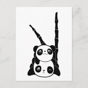 stapel van de Pandas-kaart Briefkaart