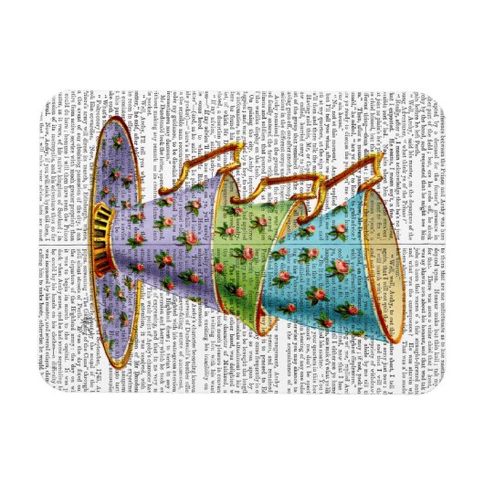 Stapel van drie  teams magneet (Horizontaal)