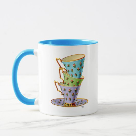 Stapel van drie  teams mok (Links)