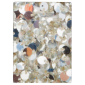 Stapel van Glitter Monogram Initiaal Clip Board Klembord (Achterkant)