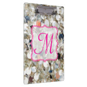 Stapel van Glitter Monogram Initiaal Clip Board Klembord (Rechts)