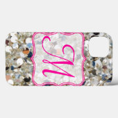 Stapel van Glitter Monogram IPAD Case (Achterkant (horizontaal))