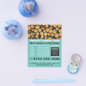 Stapel vuurhout, houthout/houtgaard flyer (Enkel)