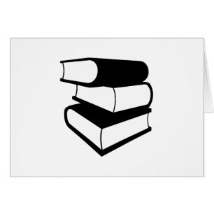 Stapel zwarte boeken