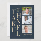 Stapelbaar Bewerkbare Kleur Bedankkaart (Voorkant)