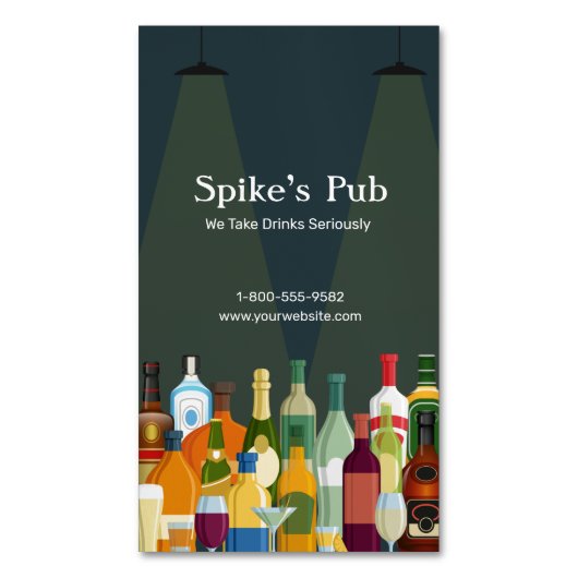 Stapelbalk Magnetisch Visitekaartje (Voorkant Verticaal)