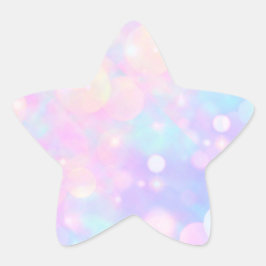 Stapelbuisjes op roze ster sticker