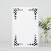 Stapelgoed Celtic Lace 3 Briefpapier (Staand voorkant)