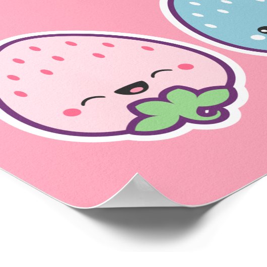 Stapelkleinfruit Poster (Hoek)