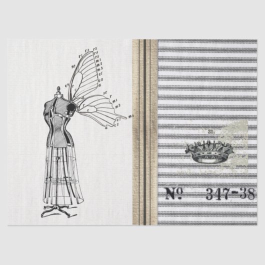 Stapelpapier voor bundelvormig kleefpapier tissuepapier (Voorkant)