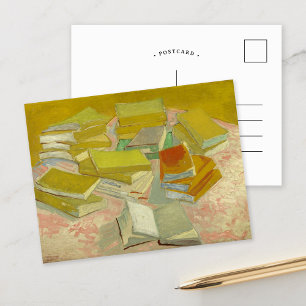 Stapels Franse romans   Vincent van Gogh Briefkaart