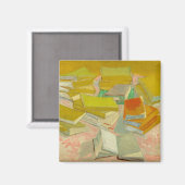 Stapels Franse romans | Vincent van Gogh Magneet (Voorkant / Achterkant)