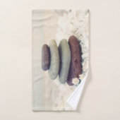 Stapelstenen Meditatieve Cairn Bad Handdoek (Handdoek)