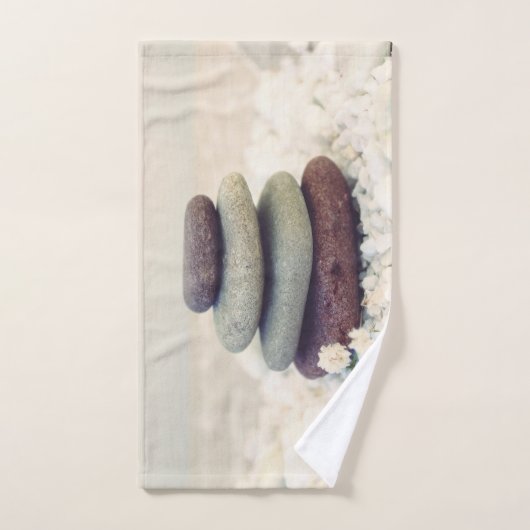 Stapelstenen Meditatieve Cairn Bad Handdoek (Handdoek)