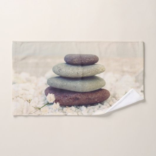Stapelstenen Meditatieve Cairn Bad Handdoek (Handdoek)