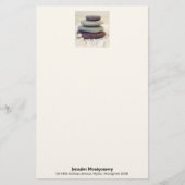 Stapelstenen Meditatieve Cairn Briefpapier (Voorkant)