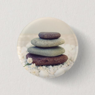 Stapelstenen Meditatieve Cairn Ronde Button 3,2 Cm