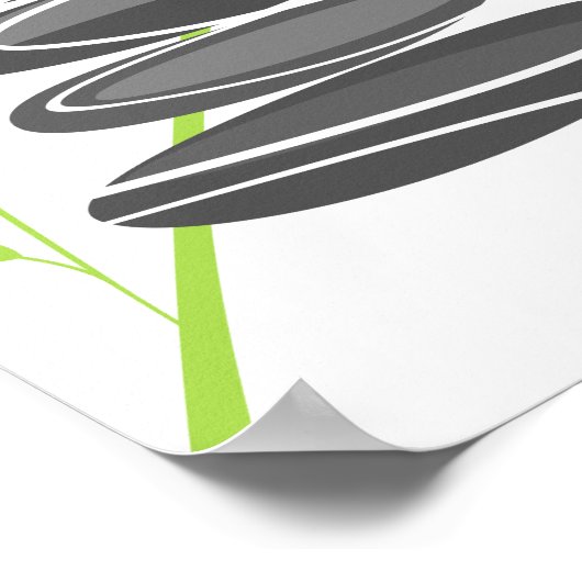 Stapelstenen voor de tuin en poster van bamboe (Hoek)