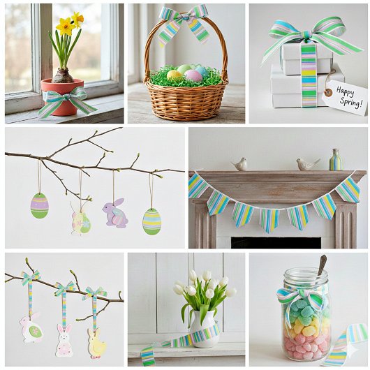 Stapelstrepen satijaanlint lint