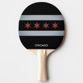 Stapeltafel in Chicago tennis ping pong paddle Tafeltennisbatje (Voorkant)