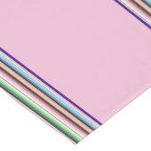 Stapelvormstrepen met middelbare tabelrand korte tafelloper (Hoek)