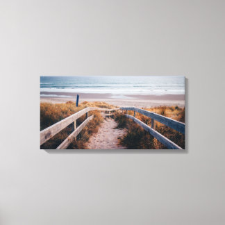 Stapelweg naar de Zee Canvas Print