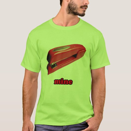 Stapler Mine Basic T-shirt (Voorkant)