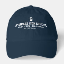 Staples 1976 50e Reünie-Tekst Cap