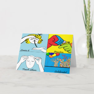 Stappen ASL Vier aan Succes Kaart