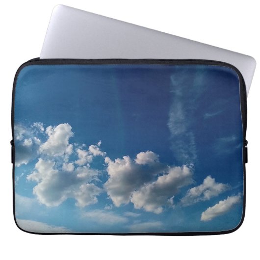 Stappen in de lucht laptop sleeve (Voorkant)