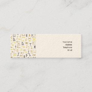 Stappen Mini Visitekaartje