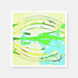 Stappen naar de lente servet