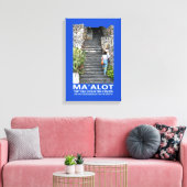 Stappen van Ma'alot Canvas Afdruk (Insitu (Woonkamer))