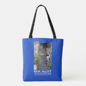 Stappen van Ma'alot Tote Bag (Achterkant)