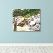 Stappen van Vernieuwing Canvas Afdruk (Insitu (Houten vloer))