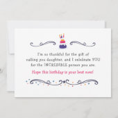 Stapsgemak, je bent ongelooflijk. kaart (Achterkant)