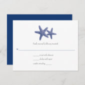 Stapvis Pair Wedding Response RSVP Kaartje (Voorkant / Achterkant)