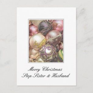 Stapzuster & Husband Merry-kerstkaart Feestdagenkaart