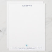 STAR6 LETTERHEAD BLUE BRIEFHOOFD SJABLOON (Voorkant / Achterkant)