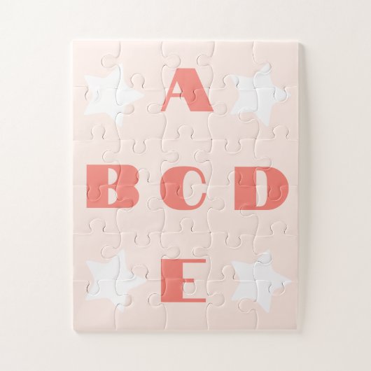 Star ABCDE Legpuzzel (Verticaal)